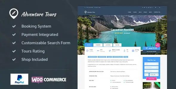 Adventure Tours Theme