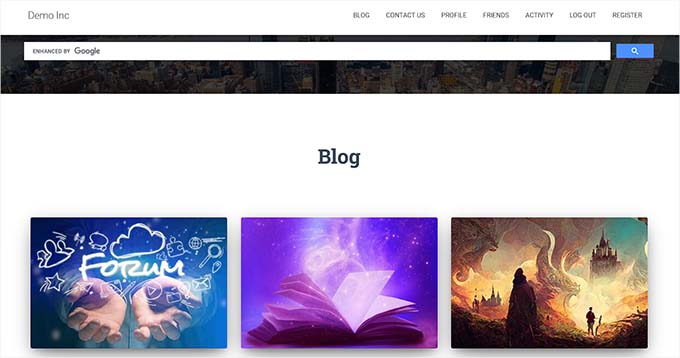 Them Tim kiem Google vao trang web WordPress 5