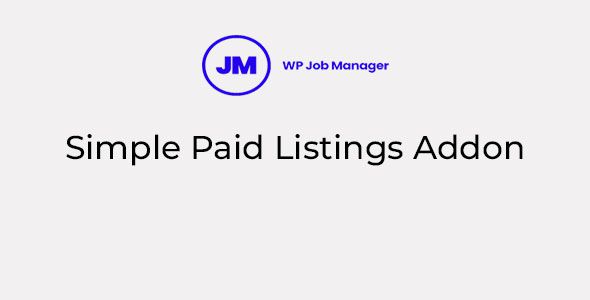 Simple Paid Listings Addon