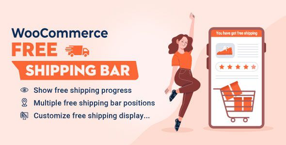 WooCommerce Free Shipping Bar