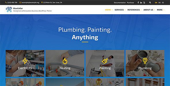 BlueCollar Theme