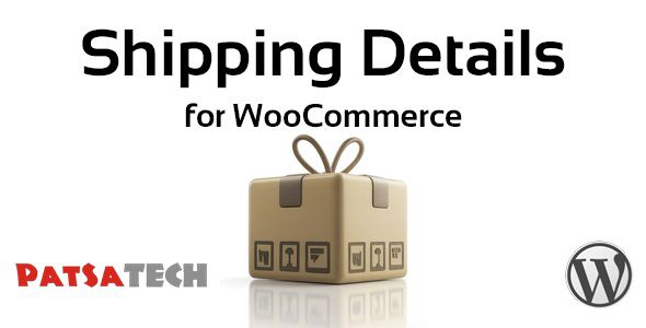 Shipping Details Plugin
