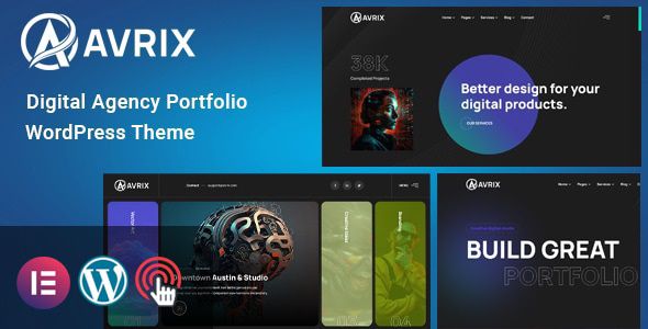 Avrix Digital Agency WordPress Theme