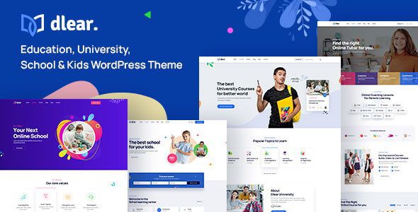 Dlear Education, University & School WordPress Theme
