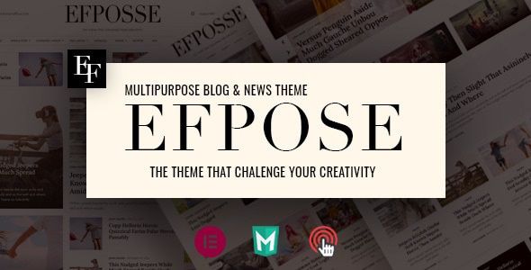 Efpose Multipurpose Blog and Newspaper Theme