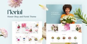Florial Flower Store WooCommerce WordPress Theme