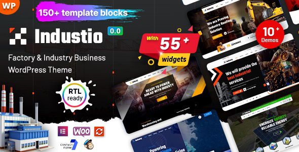 Industio Industry & Factory WordPress Theme
