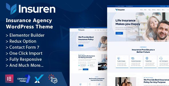 Insuren Insurance Agency WordPress Theme