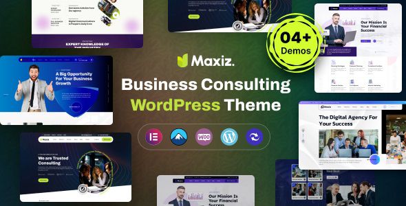 Maxiz Business Consulting WordPress Theme