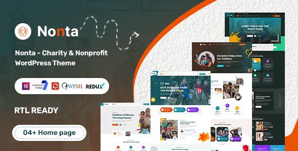 Nonta Nonprofit & Charity WordPress Theme