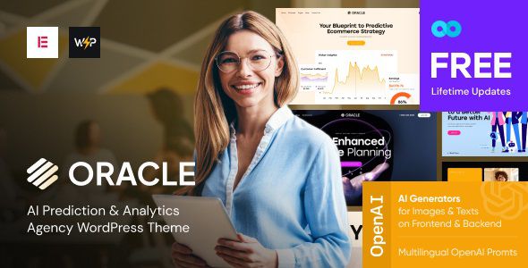 Oracle AI Projection & Data Science Analytics WordPress Theme