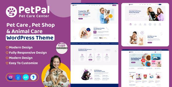 Petpal Pet Care & Pet Shop WordPress Theme