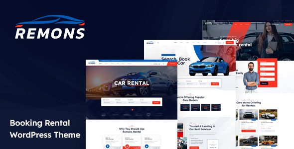 Remons – Booking & Rental WordPress Theme