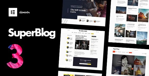 SuperBlog – Blog & Magazine WordPress Theme 1 SuperBlog Blog & Magazine WordPress Theme