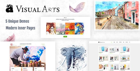 Visual Art – Gallery WordPress Theme 1 Visual Art Gallery WordPress Theme