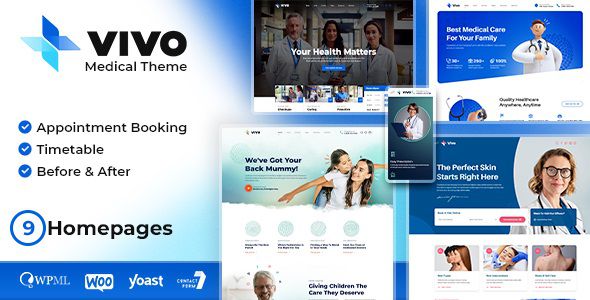 Vivo Health & Medical WordPress Theme
