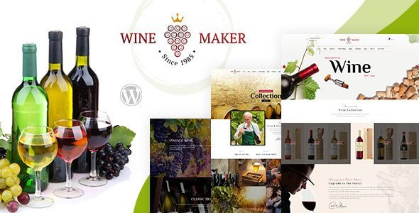 Wine Maker Winery & Wine Shop WordPress Theme