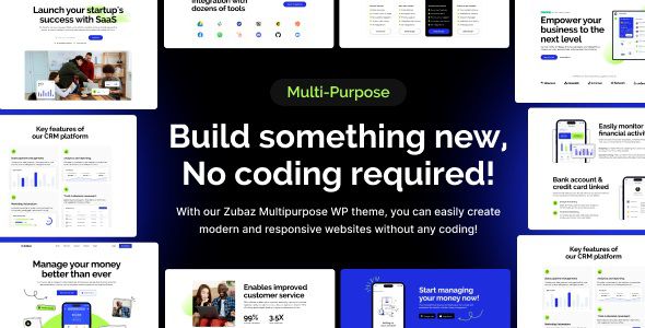 Zubaz SaaS & Startup WordPress Theme