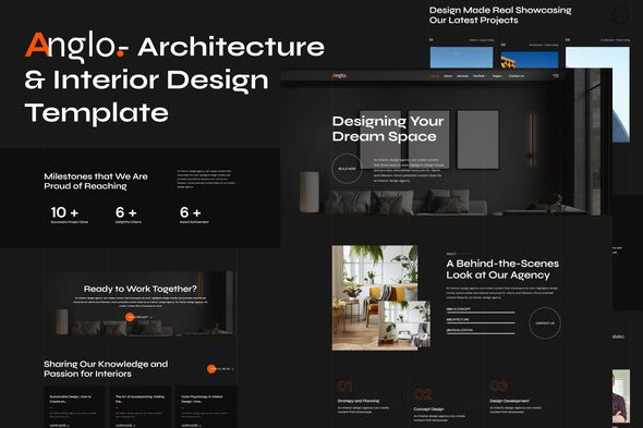 Anglo – Architecture & Interior Design Elementor Template Kit