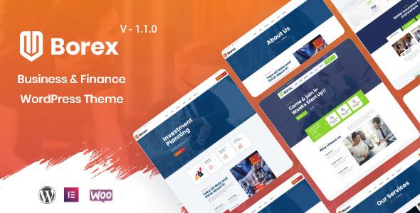 Borex – Business And Finance WordPress Theme