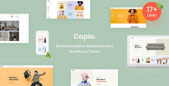 Capie Minimal Creative WooCommerce WordPress Theme