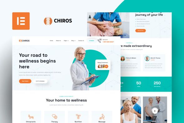 Chiros – Chiropractic Elementor Pro Template Kit