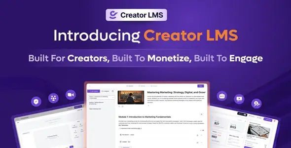 Creator LMS Pro – Learning Management Plugin