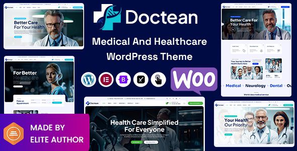 Doctean Medical And Healthcare WordPress Theme