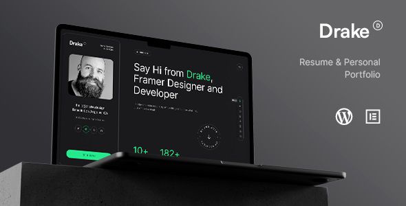Drake – Personal Portfolio WordPress Theme
