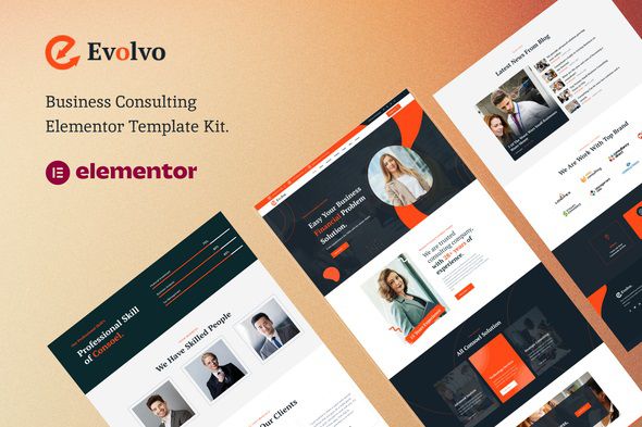 Evolvo – Business Consulting Elementor Template Kit