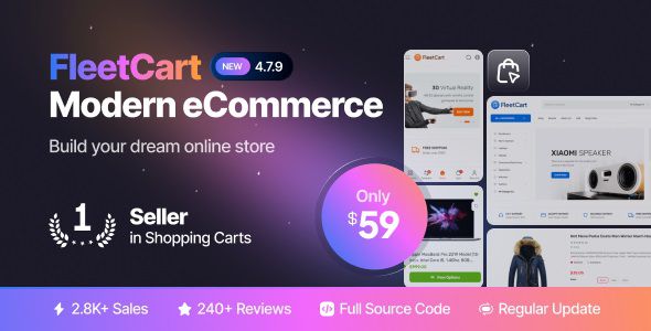 FleetCart – Modern eCommerce CMS Platform