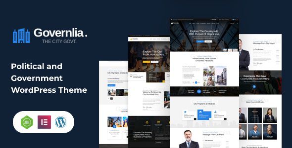 Governlia – Municipal and Government WordPress Theme