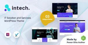Intech – IT Solutions Company WordPress Theme