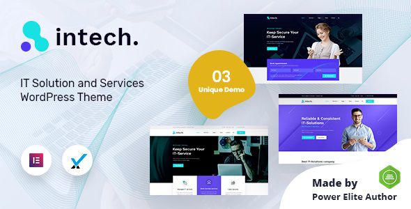 Intech – IT Solutions Company WordPress Theme