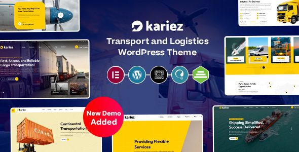 Kariez – Transportation & Logistics WordPress Theme