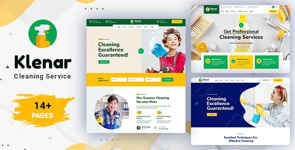 Klenar Cleaning Services WordPress Theme