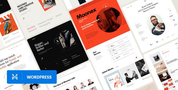 Moonex Agency & Portfolio WordPress Theme