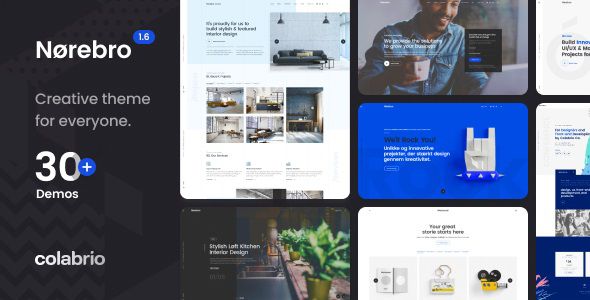 Norebro Creative Portfolio WordPress Theme