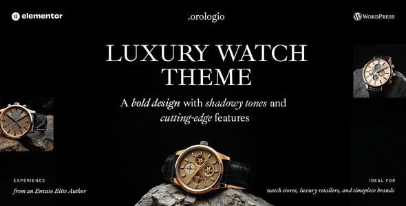 Orologio – Luxury Watch Store WordPress Theme