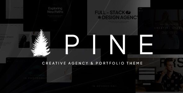 Pine – Creative Agency & Portfolio WordPress Theme