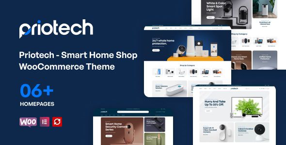 Priotech – Smart Home Shop WooCommerce Theme