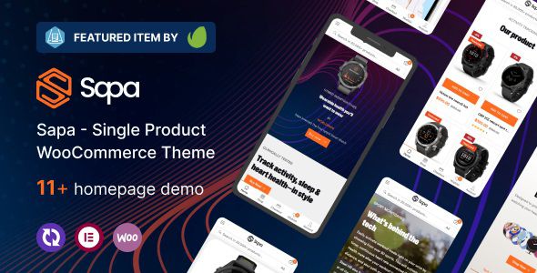 Sapa Product Landing Page WooCommerce Theme