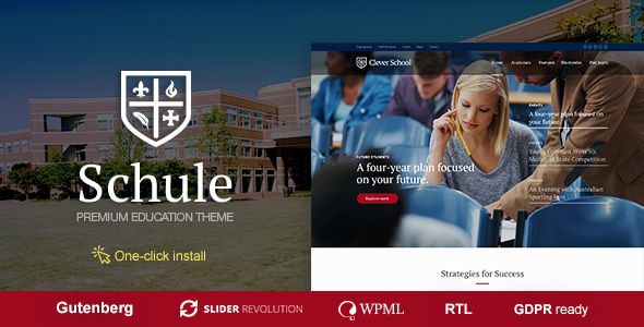 Schule – School & Education WordPress Theme