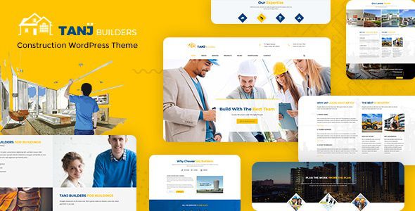 Tanj – Construction WordPress Theme