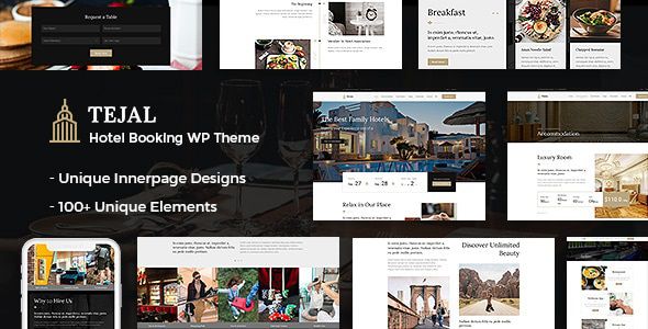 Tejal – Hotel WordPress Theme