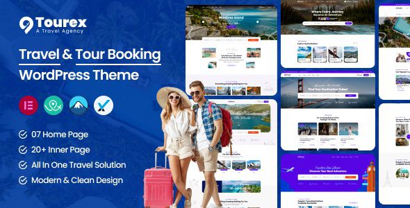 Tourex – Tour & Travel Booking WordPress Theme
