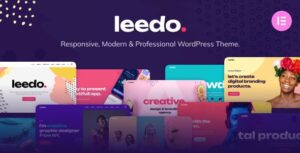 Leedo – Modern & Creative Portfolio WordPress Them