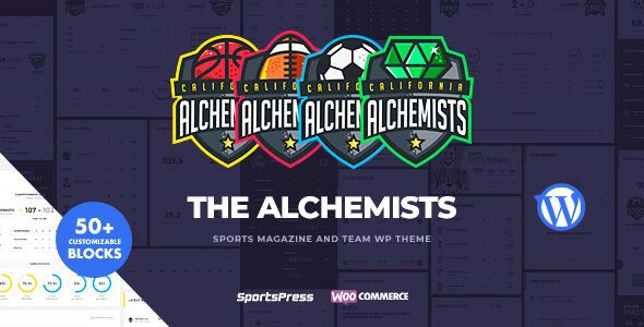 Alchemists - Sports & Gaming Club WordPress Theme