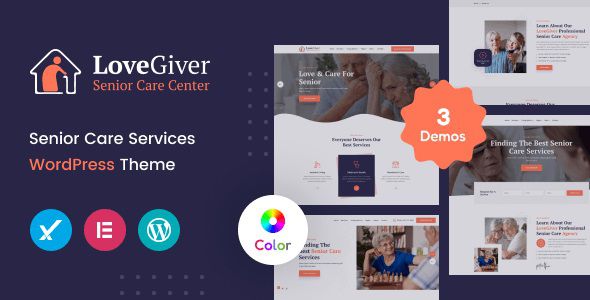 Lovegiver – Senior Care WordPress Theme