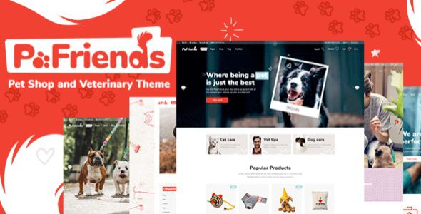 PawFriends – Pet Shop and Veterinary WordPress Theme
